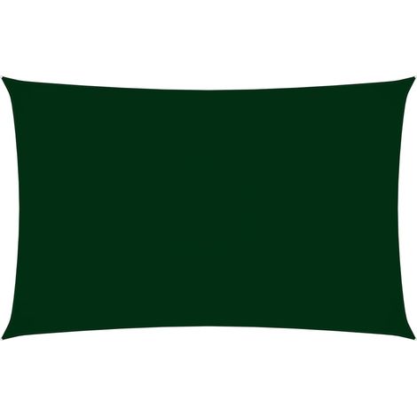 Parasol vela de tela oxford rectangular 5 x 8 m verde oscuro 020009732 (1/4)
