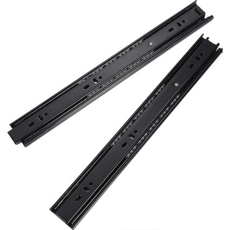 Glissières de tiroir, coulisses tiroir pour armoire cuisine, 2 à kit - (1/5)