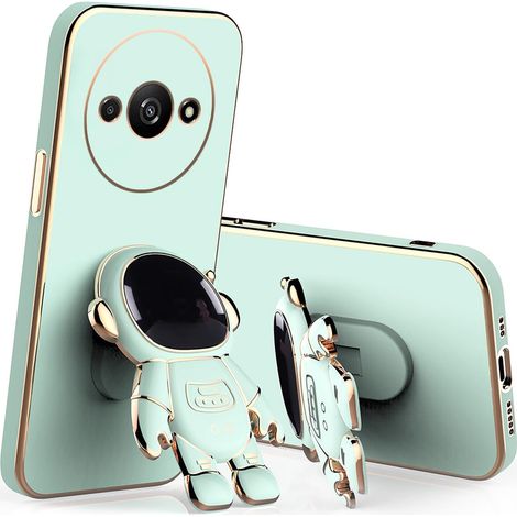 Custodia per Xiaomi Redmi A3, Astronauta, verde (1/5)