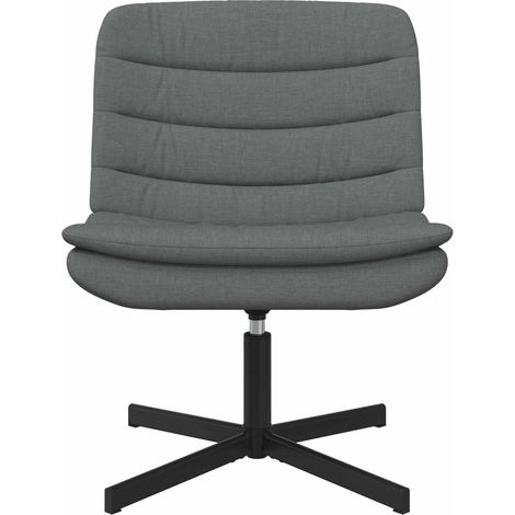 Maison Exclusive - Sedia girevole Grigio scuro 63 x 75 x 76 cm Tessuto