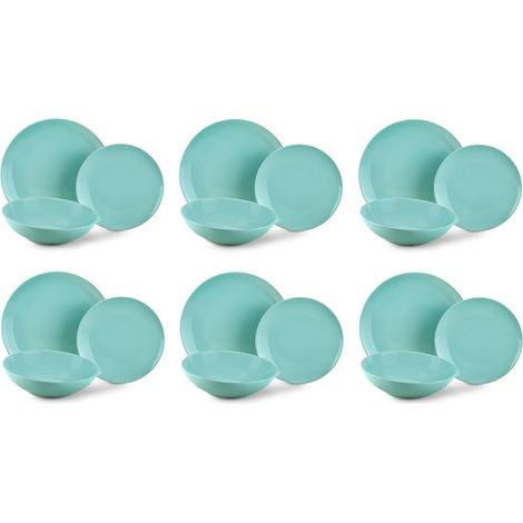 Fade Carioca Tiffany servizio piatti 18 pezzi Stoneware