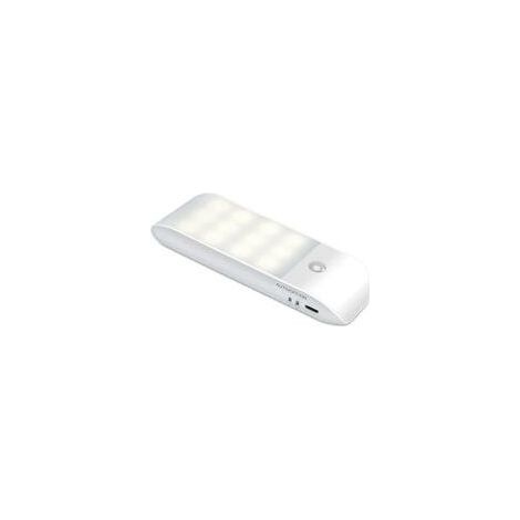 Veilleuse Led Automatique,Veilleuse Détecteur de Mouvement Rechargeables USB, ON/AUTO/OFF,Lampe de Placard Blanche Naturelle,Aimanté,pour Salon, Chambres, Escaliers, Armoires, Couloir (1/5)
