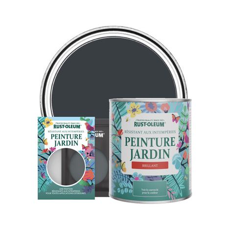 Peinture Jardin, Finition Brillante - Anthracite (Ral 7016) (1/3)