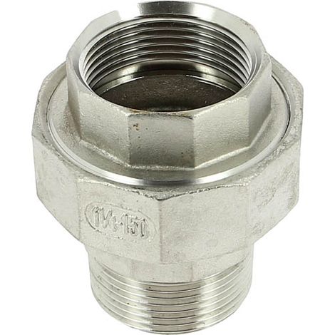 Raccord union inox Mâle Femelle 1"1/4