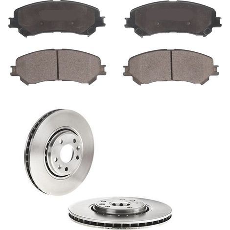 KIT FRENI ANTERIORI compatibile con RENAULT TALISMAN (LP) - DISCHI + PASTIGLIE OEM: P 68 067 , P 68 071 / 17978 /SOSTITUZIONE DIRETTA/BASSA POLVERE/SILENZIOSO (1/5)