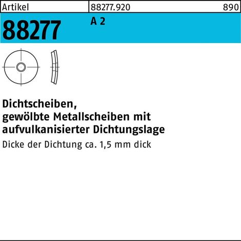 Dichtscheiben A 2 16 x 6,8 x1 rostfreiei A 2 S 1000 Stk (1/2)