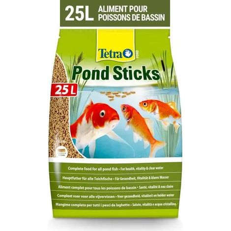Tetra Pond Sticks Mangime Completo Verde 25 L