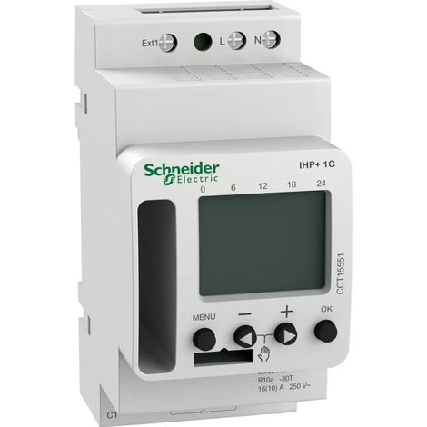 Schneider Electric ZEITSCHALTUHR 16A 1K 1SEC. (IHP+ 1C 84SP.PL.) (1/2)