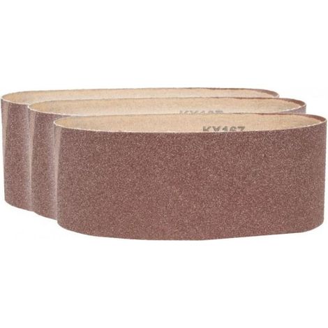 Bandes abrasives 100 x 610 mm G240 pour G38353 / G38385 - lot de 3