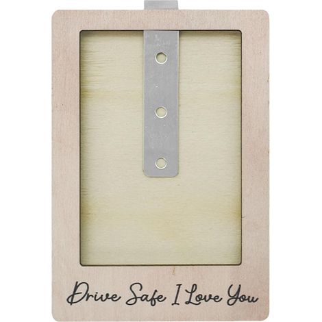 Visor Photo Clip Wooden Picture Frame Clip Compact Interior