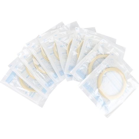 10 pièces Écarteurs de Joues Dentaires en Silicone Médical, Dispositif Stérile pour Soins Bucco-dentaires (1/4)