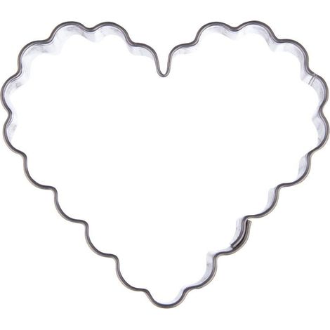 Molde para pasteles en forma de corazón en acero inoxidable para pasteles únicos