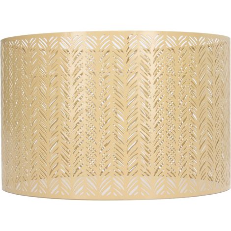 Tambour de lampe à tambour E27 E14 Clip Fire Forme Forme Hollow Out Metal Decorative Ambound Couvre-lampe pour le plafond de la table