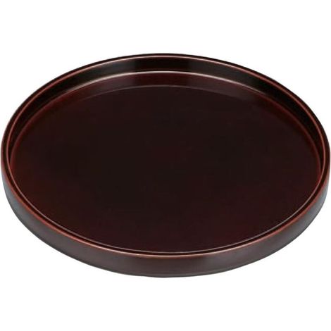 Plateau de pot de fleurs en céramique marron de diamètre extérieur 25 cm adapté au bac de drainage des fleurs d'intérieur et d'extérieur 1 (1/5)