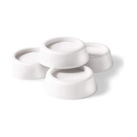 Coussinet antichoc pour machine à laver, 1 paquet, blanc, 8 pièces. (1/4)