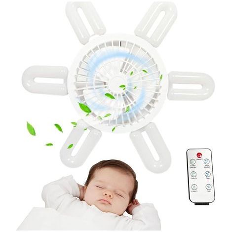 Fonctionnalité 2 En 1 Ventilateur à Douille LED, Lumière Réglable à 360 Degrés, Ampoule Silencieuse Pour Plafond Pour Améliorer (1/5)