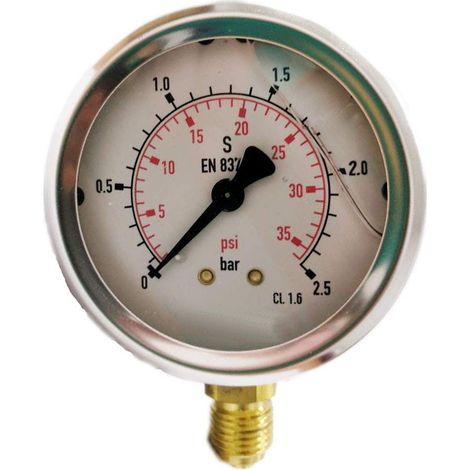 GLYCERIN MANOMETER 0 25 BAR 14 19232704 (1/2)