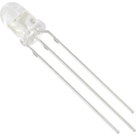TRU COMPONENTS 1577516 LED bedrahtet  Rot, Grün Rund 5 mm 175 mcd, 75 mcd 35 ° 20 mA