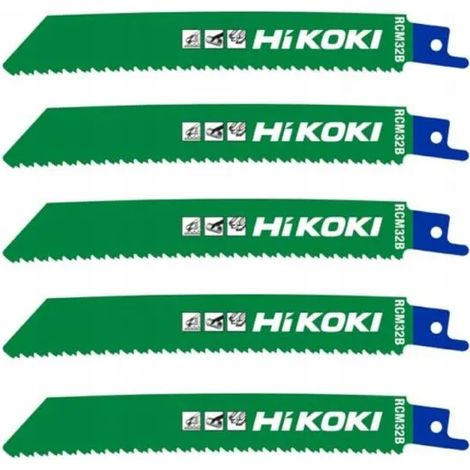 Lames de scie Hikoki rcm32b 150 mm 5 pièces