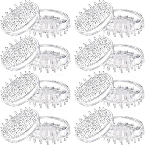 Set mit 16 Teppichschonern mit Spikes für runde Rollen, Möbelbeine, Sofas, Tische und Stühle (1/4)