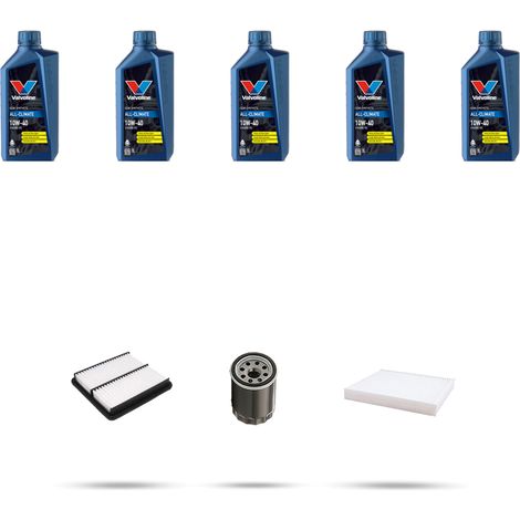 Kit tagliando 3 FILTRI e 5L OLIO compatibile con Suzuki Grand Vitara 1.6 69kw dal 1998 (1/5)
