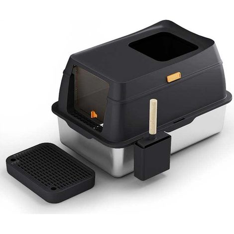 Bac à litière modulable 20L en inox Osiris (1/3)