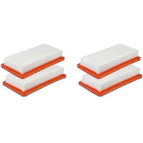 Packung mit 4 HEPA-Filtern, kompatibel mit den Staubsaugern DS5500, DS6000, DS5600 und DS5800 (Ersatzteile 6.414-631.0). (1/5)