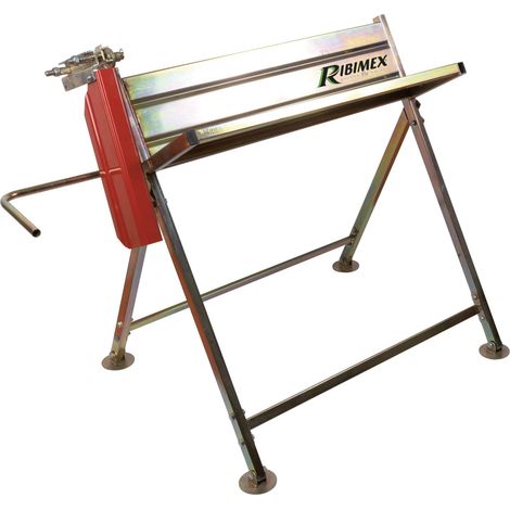 Cavalletto porta legna RIBIMEX in metallo con supporto per motosega (1/2)