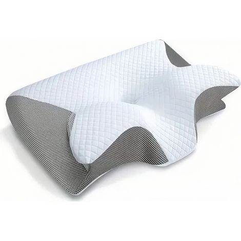 Oreiller orthopédique / Oreiller en mousse à mémoire de forme – Respirant et soulage les douleurs cervicales-AquaForge (1/5)