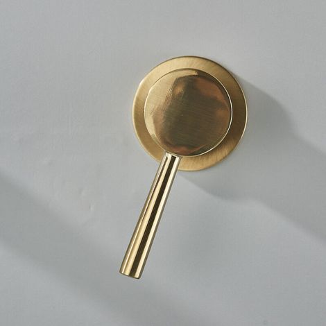 Mitigeur lavabo mural laiton massif – Finition bronze huilé – Céramique levier unique – Installation facile incluse – Idéal pour salle d'eau étroite, lave-mains ou WC invités