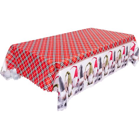 Bedruckte Tischdecke für Weihnachten, Feiertage und Winter, Stil 4, Weihnachtsdekorationen
