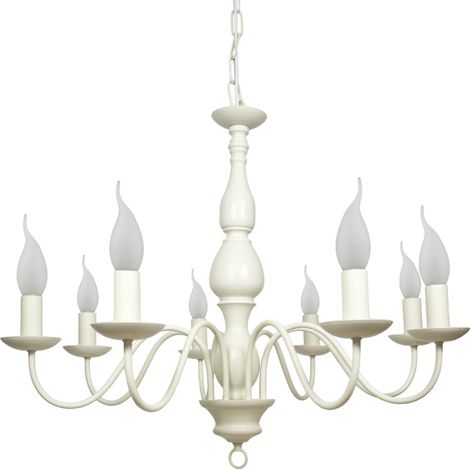 Lampadario Candellux Bellagio 38-96510 crema 8xE14 (1/2)