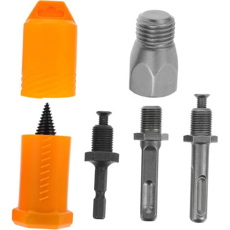 4 pièces Foret Fendeur de Ømm Durci Résistant Usure pour Usage Domestique Camping et Ferme Kit Perçage Chauffage (1/5)