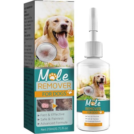 Éliminateur de Verrues pour Chiens, Dissolvant Naturel pour Chien, Traitement Efficace des Verrues pour Chiens, Naturel et Doux, 20 ml (1/5)