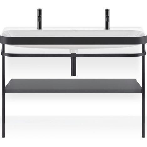 Duravit Happy D.2 Plus c-bonded Set mit Metallkonsole,