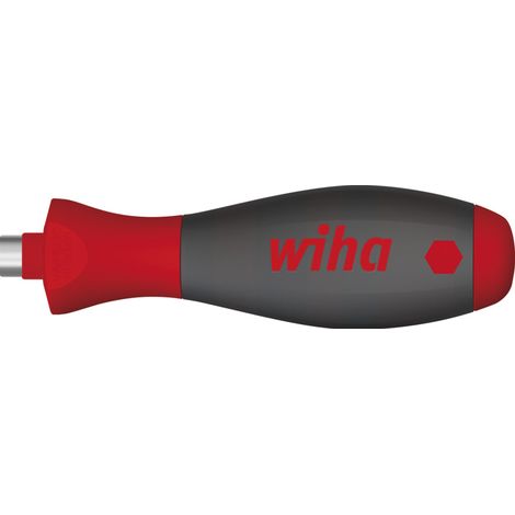Wiha Schraubendreher mit Bithalter SoftFinish® magnetisch 1/4" 112 mm (32160)