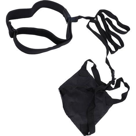 Ceinture de résistance de natation portable et sécurisée Swim Parachute Professional pour enfants et adultes, 20 cm / 7,9 pouces, noire. (1/5)