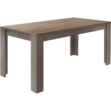 Mesa 180cm para comedor FANZY. Decoración en roble claro (1/3)