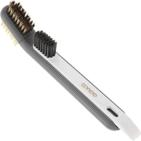 Brosse de cuisine en fil fer avec long manche et grattoir pour (1/5)
