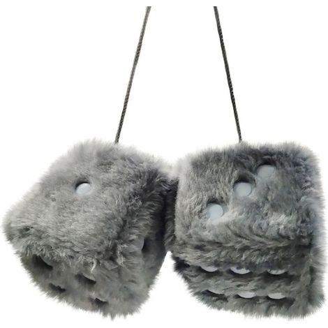 Des Des En Peluche - 3 Pouces - Noir - Forme Cubique Avec Chiffres Imprimés Par Transfert Thermique 1 À 6 - Jouet Doux Et Décoratif - Lot De 1 (1/5)