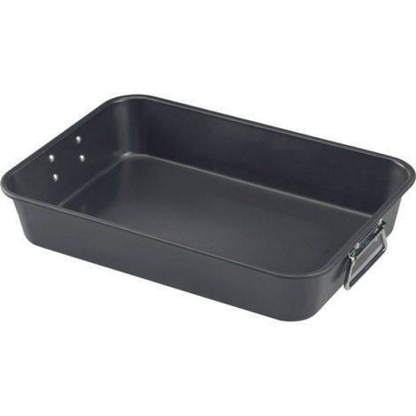 Plat À Four - Acier Carbone - Revêtement Antiadhésif - 40 X 28 Cm - Pour Four Traditionnel