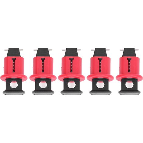 Dispositivo de bloqueo en miniatura para disyuntor (paquete de 5) - Interruptor estándar de grado industrial