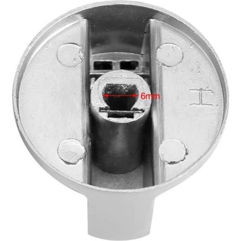 Boutons de table de cuisson ESTINK en alliage de Zinc pour cuisinière à gaz - Lot de 2 - Gris (1/4)
