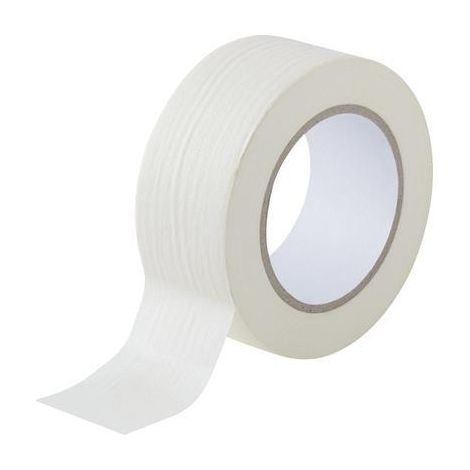 BANDE DE MASQUAGE TOOLCRAFT 93038C190 BLANC (L X L) 50 M X 50 MM CAOUTCHOUC 1 ROULEAU(X) (1/3)
