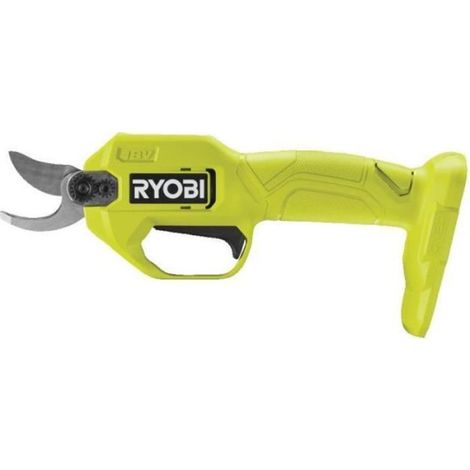 RYOBI - Sécateur 18V ONE+ - lames Bypass chromées en acier SK5 - capacité de coupe 25 mm - sans batterie ni chargeur - RY18SC