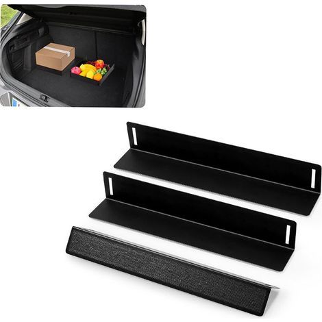 Organisateur de coffre de voiture. système de fixation de bagages de voiture. séparateur de coffre de voiture avec Velcro.