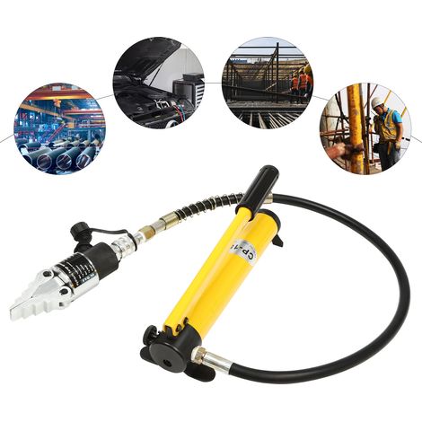 8T Hydraulic Expander Flange Spreader Pipe Repair Tool with Manual Hydraulic Pump