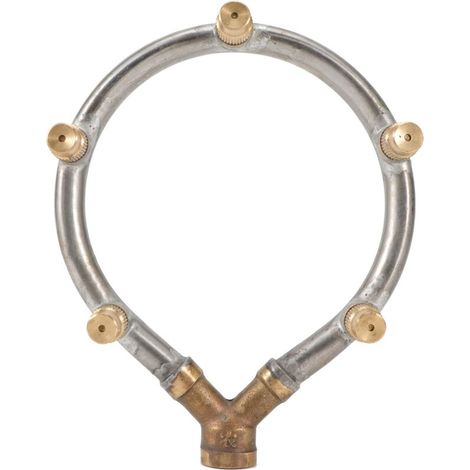 Arroseur circulaire brumisation réglable 5 têtes G1/4", pour arrosage jardin, brume fine et rafraîchissante (1/5)