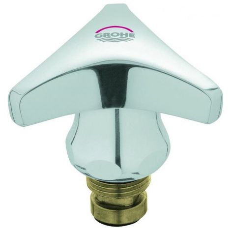 Tete Clapet DN 10, poignée Trecorn, marquage VPE10 bleu chrome GROHE (Par 10)