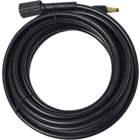 Manguera de repuesto de 6 m, manguera flexible de alta presión para hidrolavadora con conector rápido roscado M22 tipo clic para la serie Kärcher K2-K7-Crezuo-Crezuo